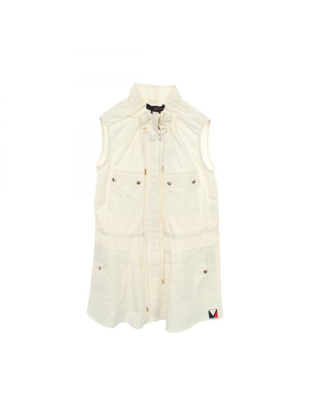 Louis Vuitton Dress Sleeveless Zip Up Cotton